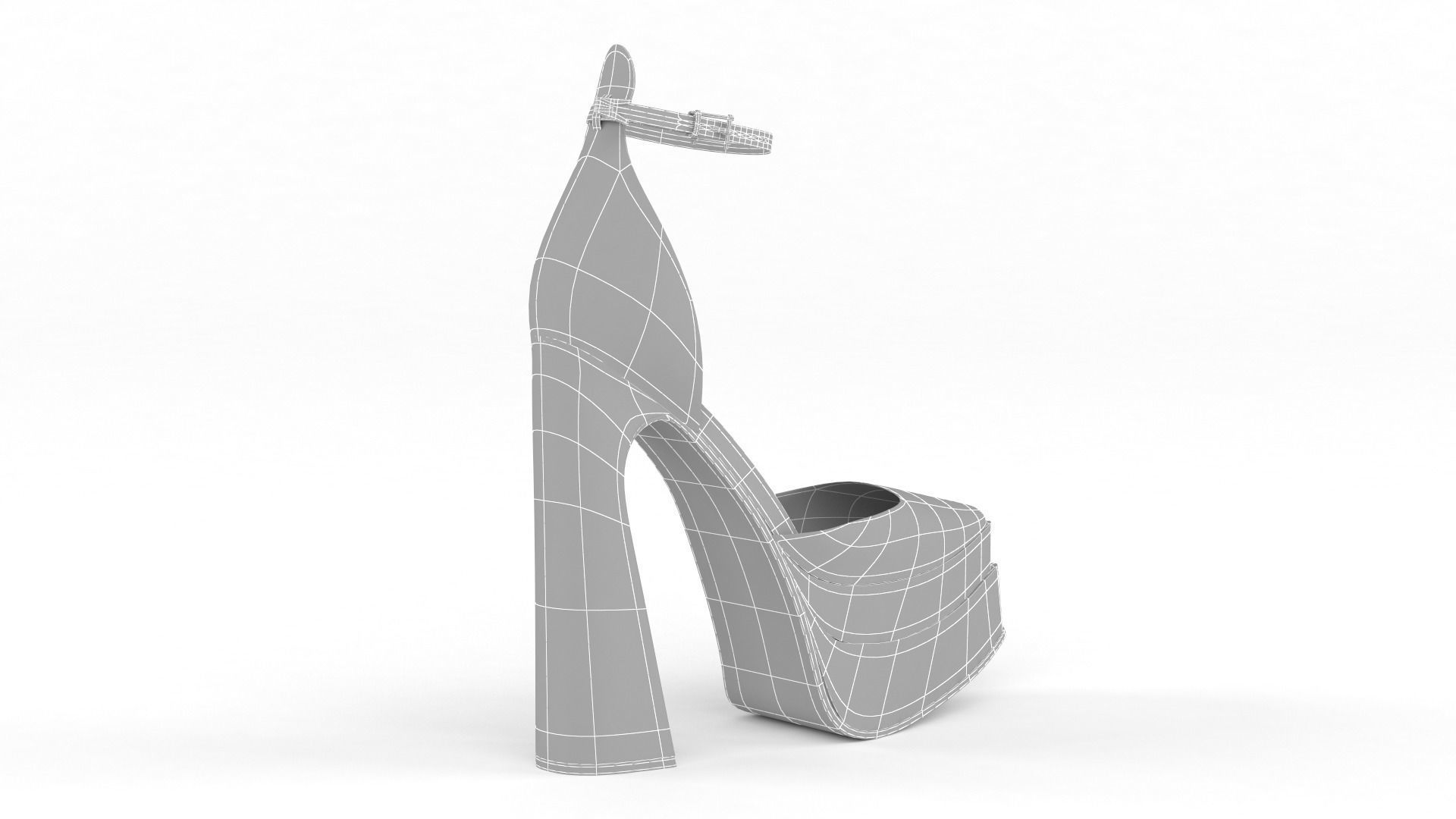 Women Shoes 3D model_7