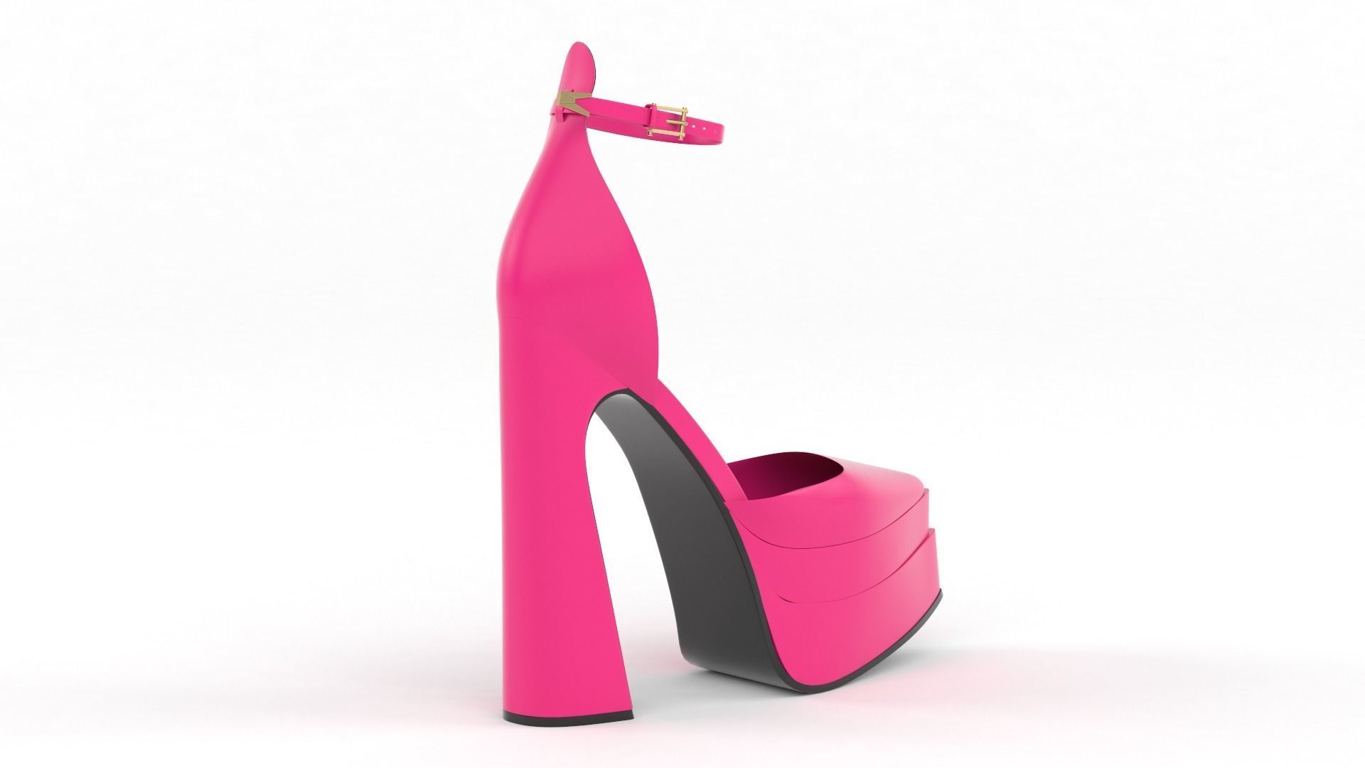 Women Shoes 3D model_2
