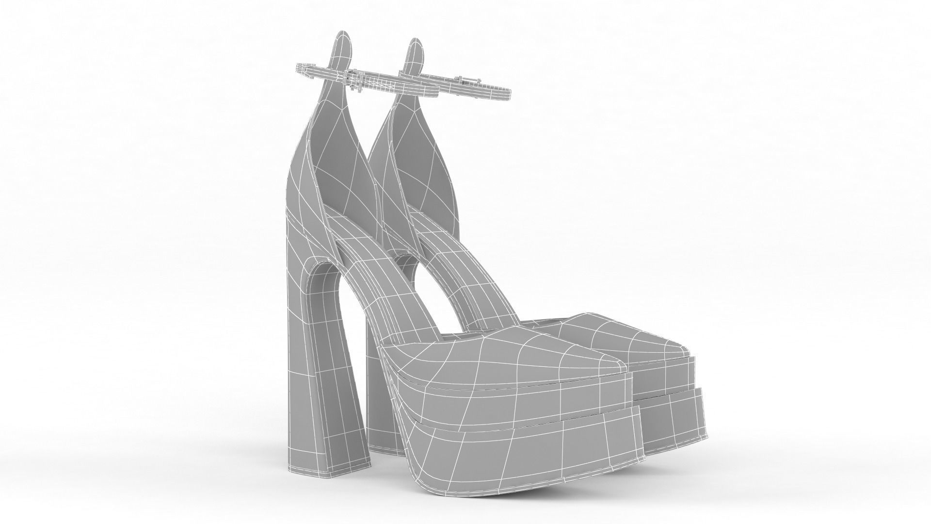 Women Shoes 3D model_5