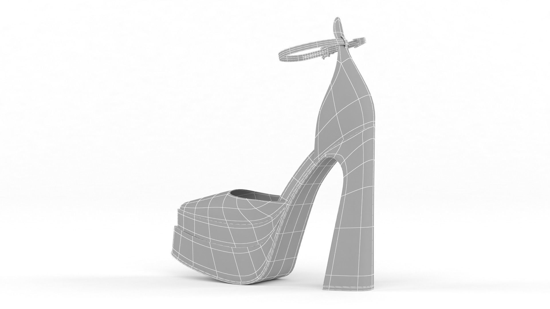 Women Shoes 3D model_8