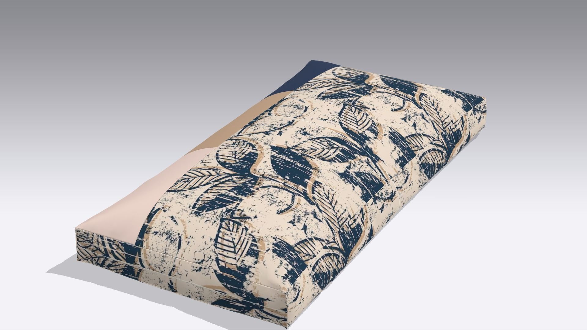 Modern Pillow Low-poly 3D model_5