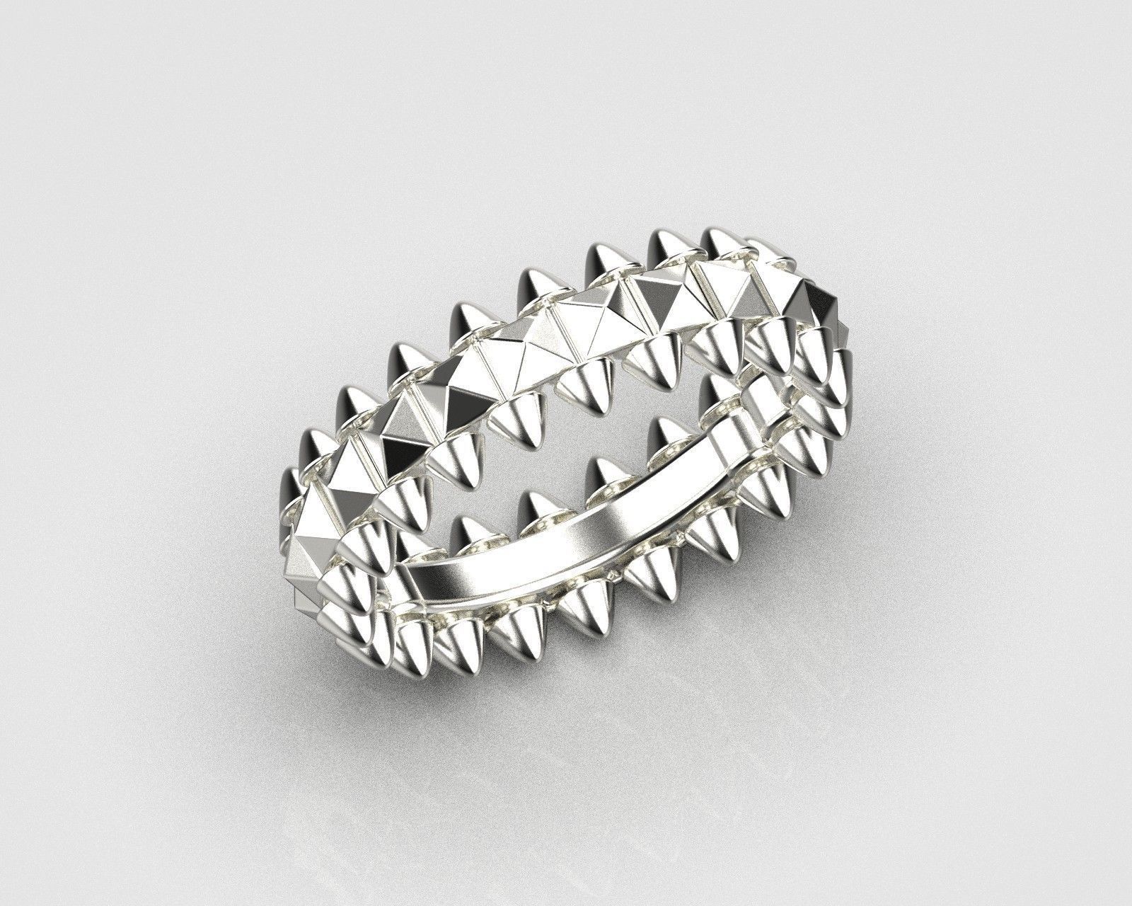CLASH  RING SIZE 5 3D print model_4