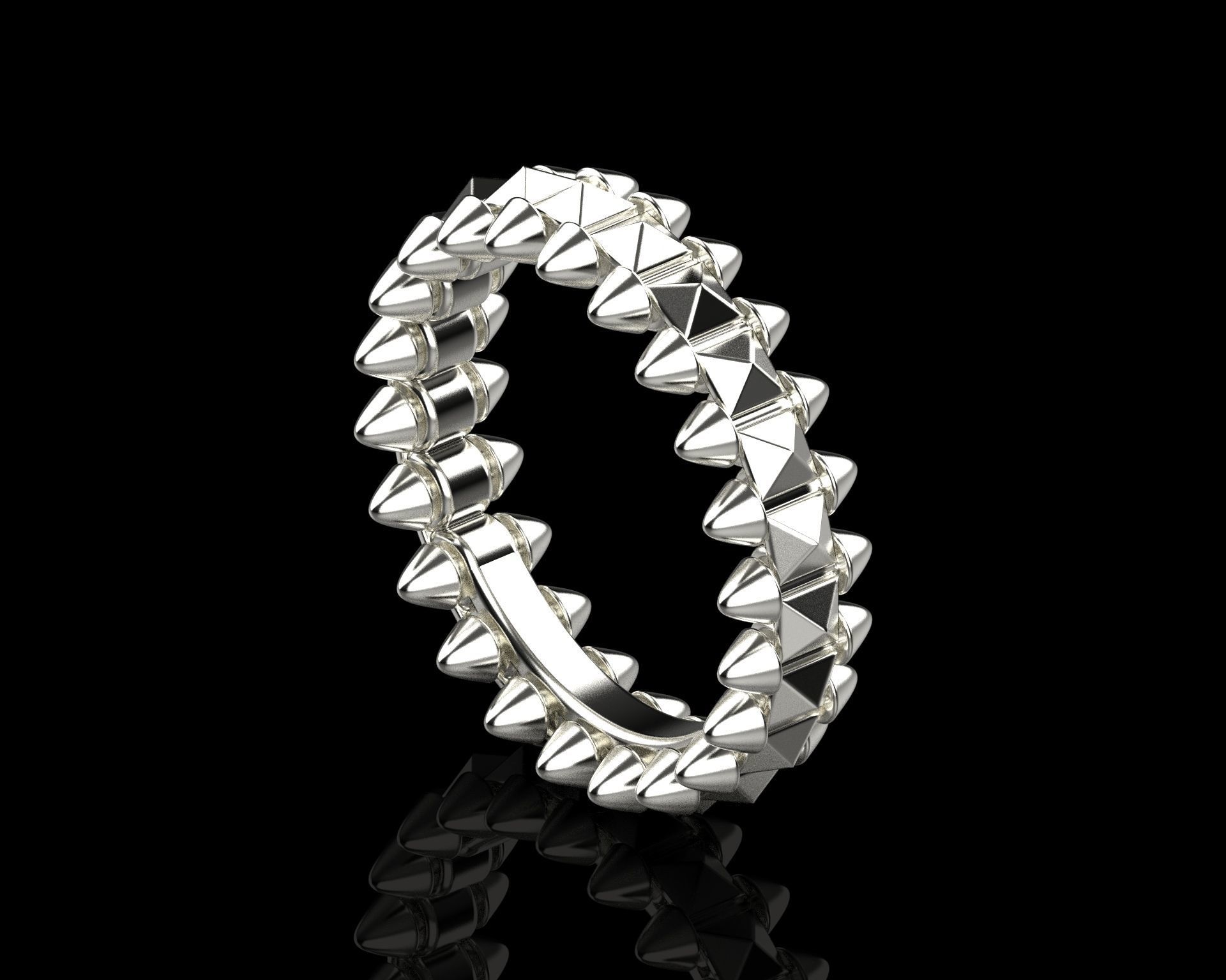 CLASH  RING SIZE 5 3D print model_9