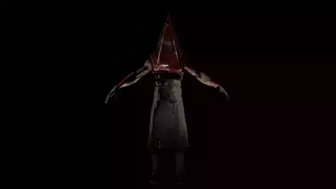 Pyramid Head - made in Blender Low-poly 3D model