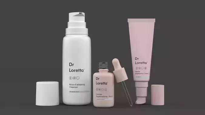 Skin Care Products 3D model