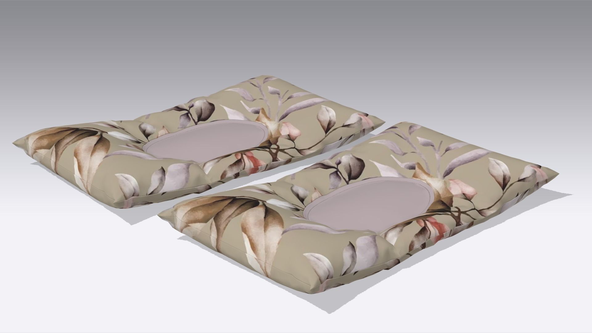 Pillow Low-poly 3D model_1