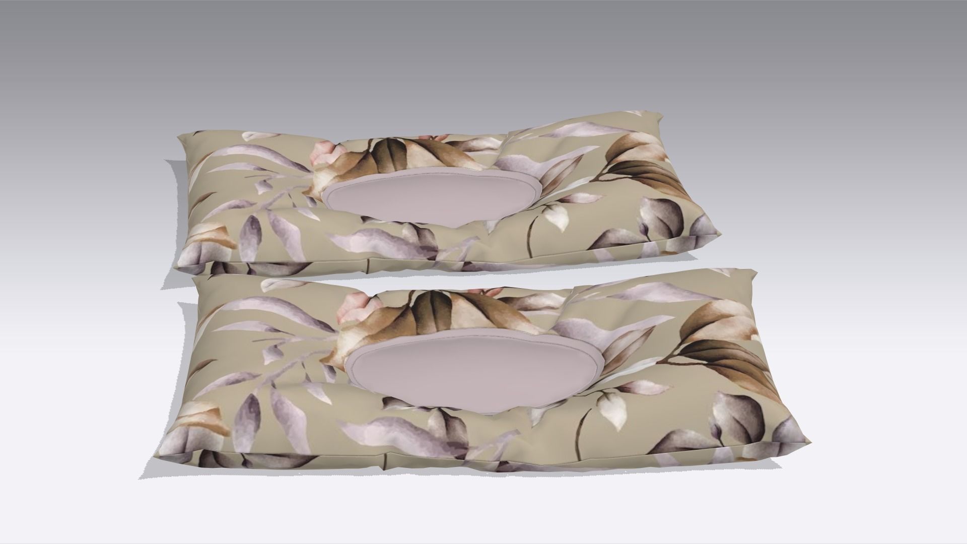 Pillow Low-poly 3D model_5