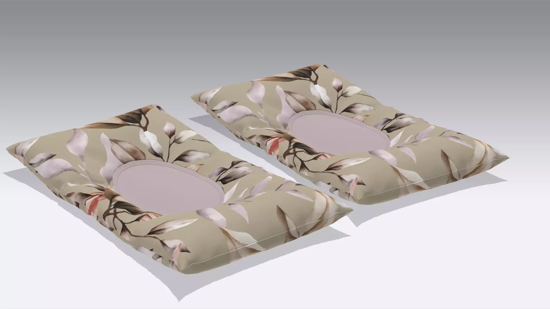 Pillow Low-poly 3D model_0