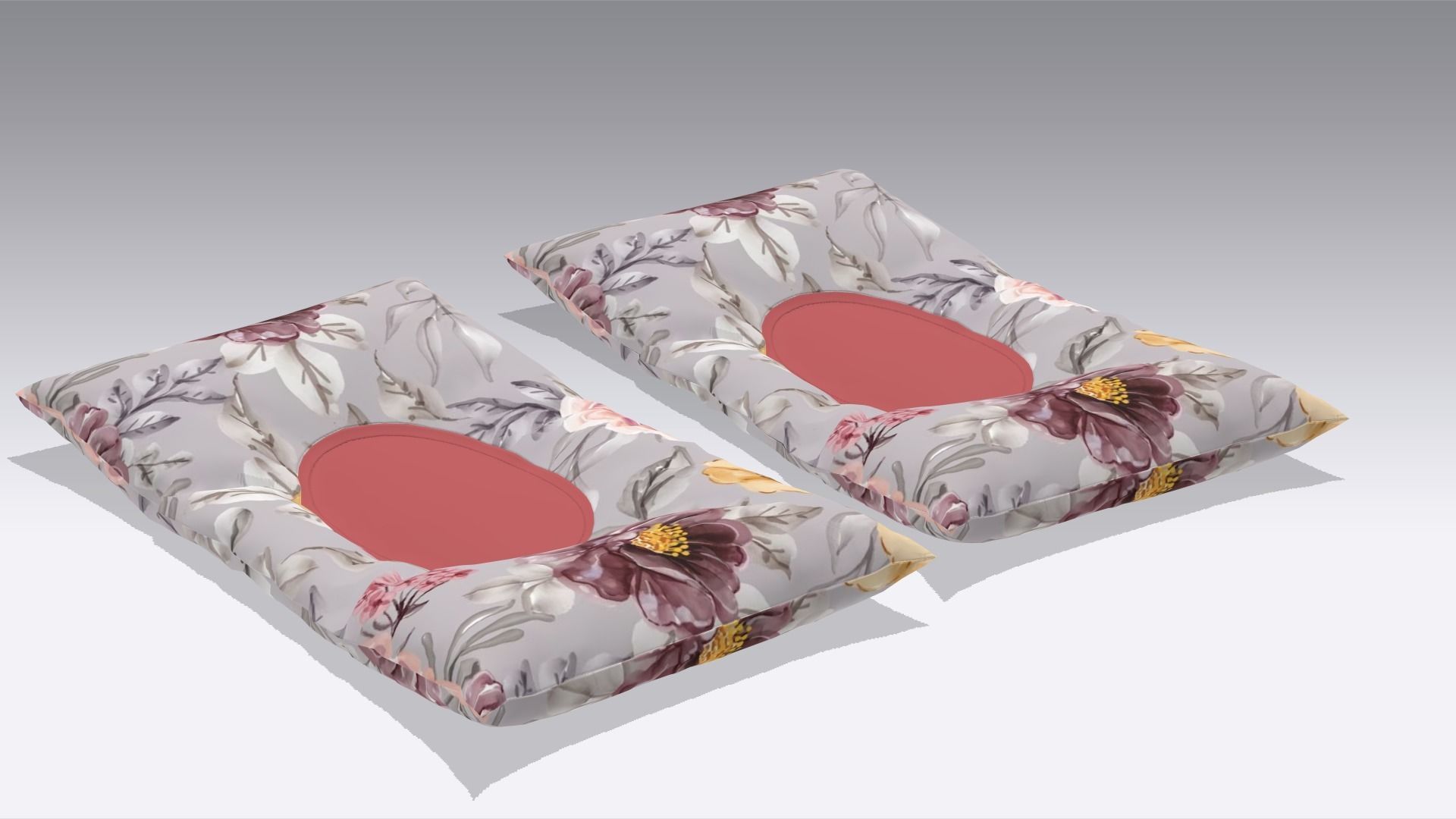 Pillow Low-poly 3D model_1