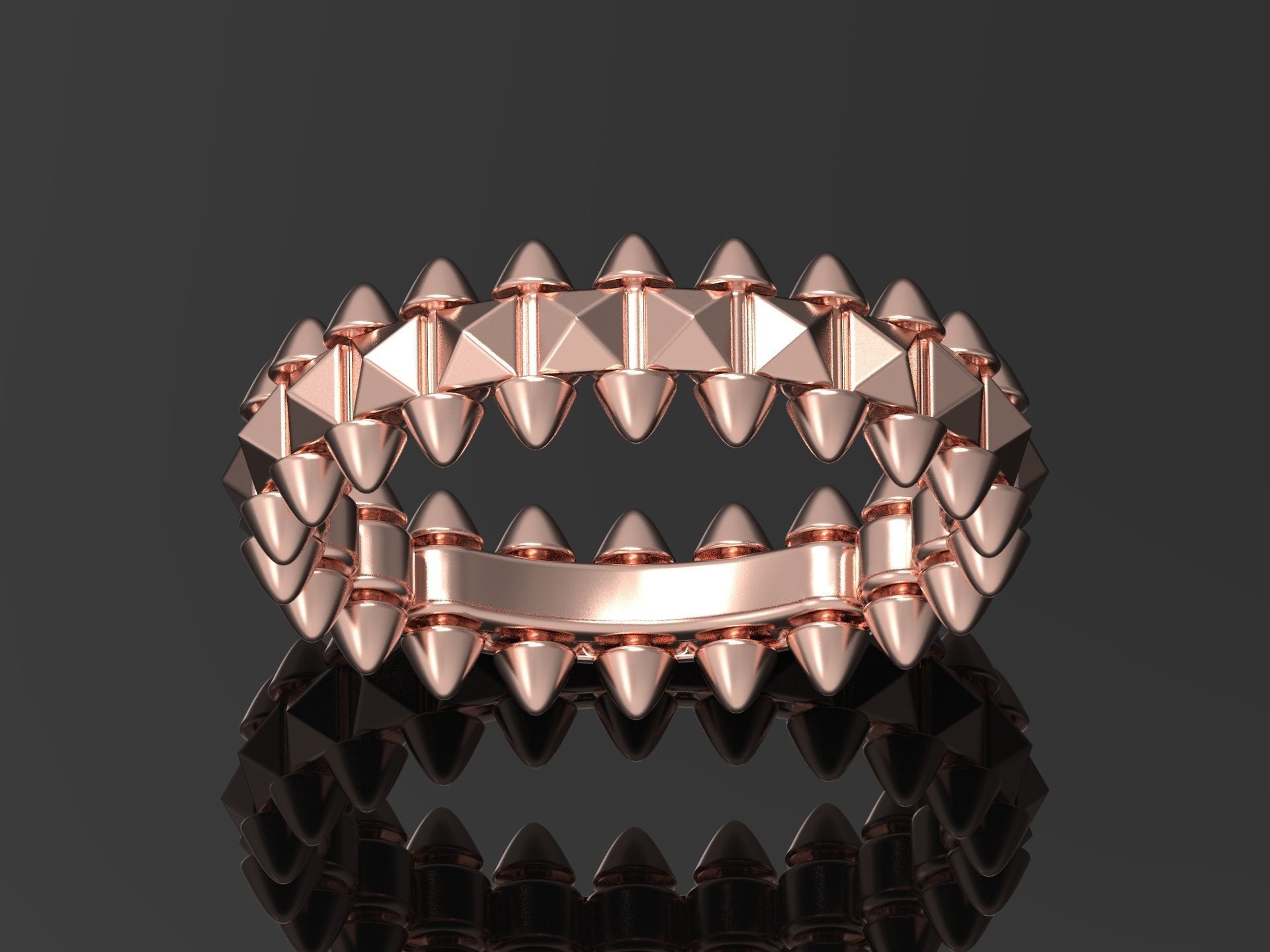 CLASH DE  RING  3D print model_26