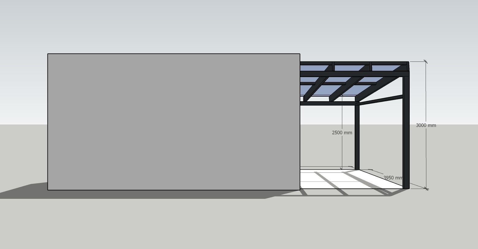 Winter garden  3D model_5