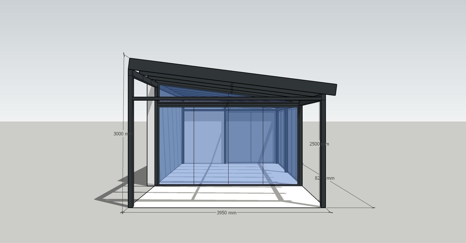 Winter garden  3D model_2