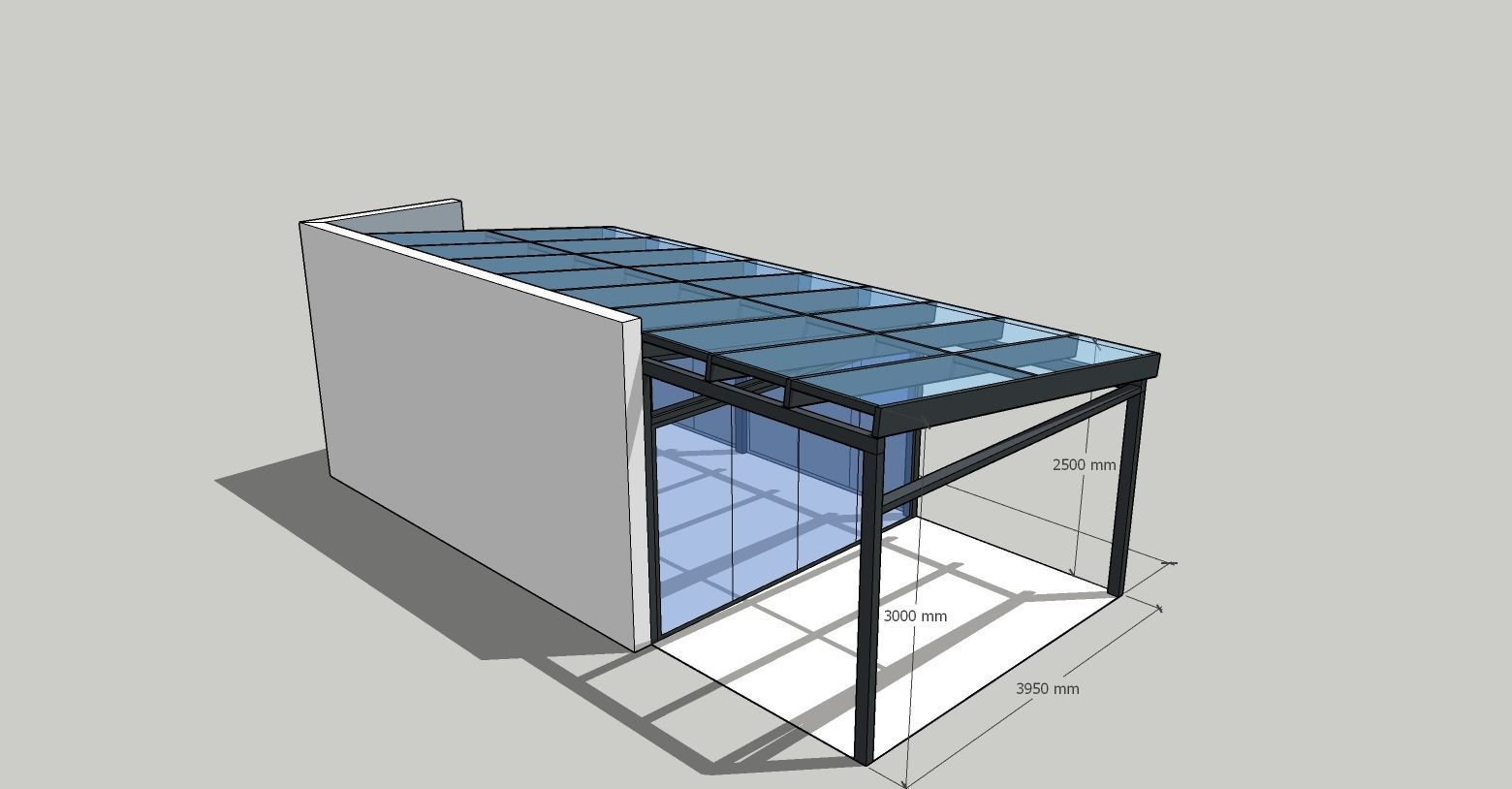 Winter garden  3D model_6