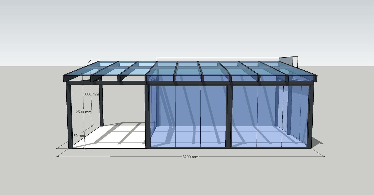 Winter garden  3D model_3