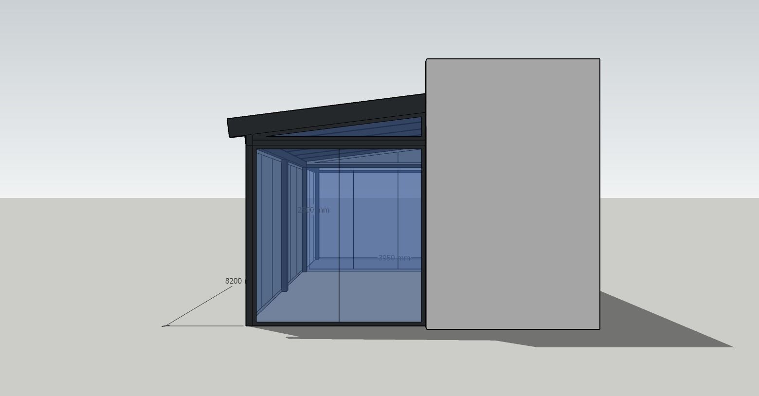 Winter garden  3D model_4