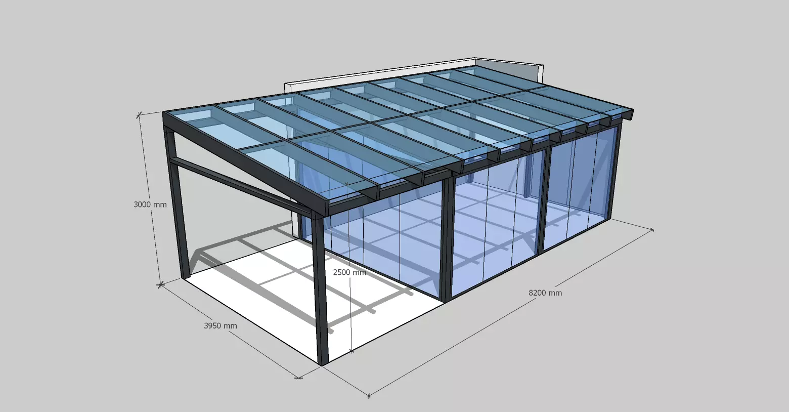 Winter garden  3D model_0
