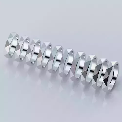 Wedding rings Laurence Signature collection All Sizes version4