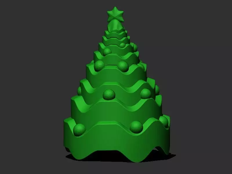 Christmas Tree 3D print model_0