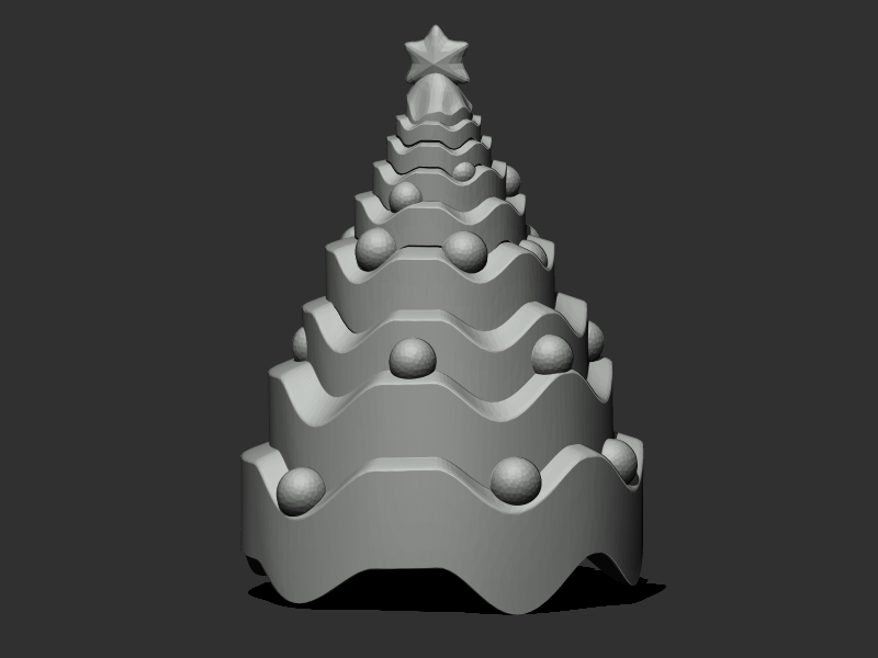 Christmas Tree 3D print model_1