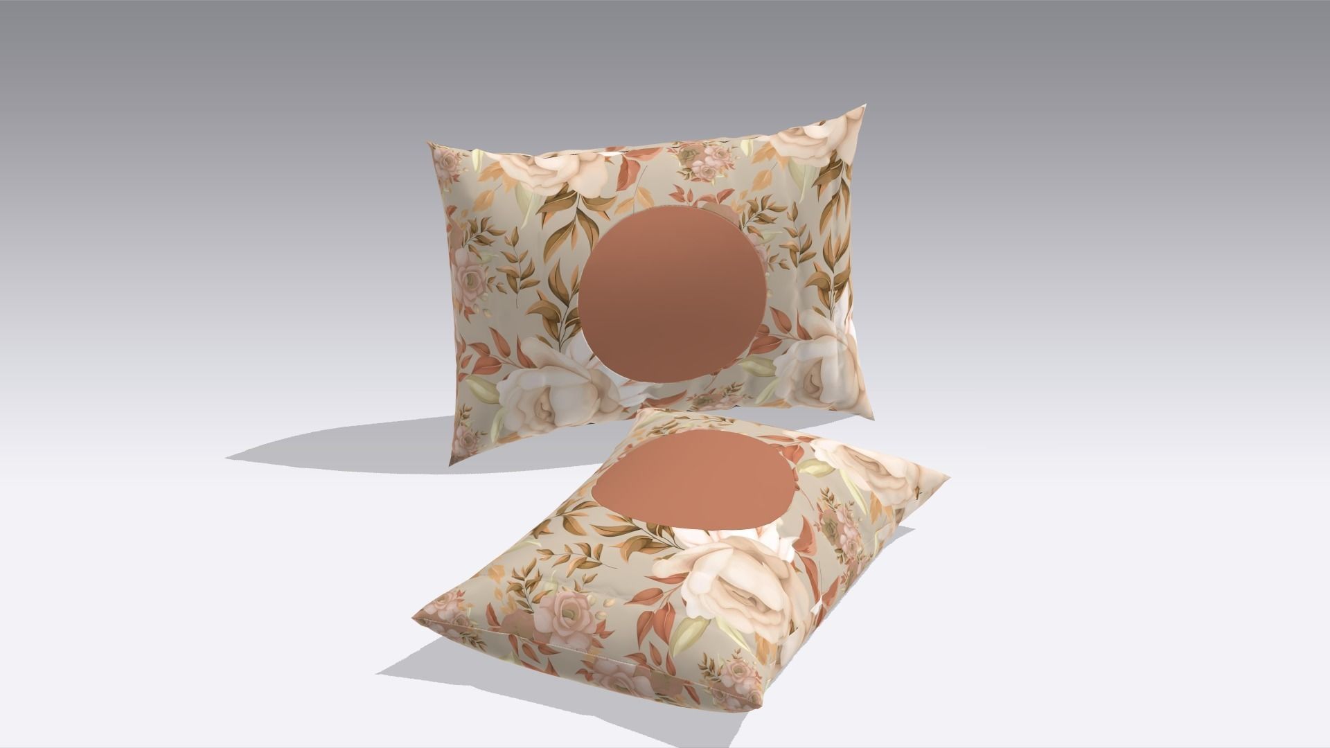 Pillow Low-poly 3D model_4
