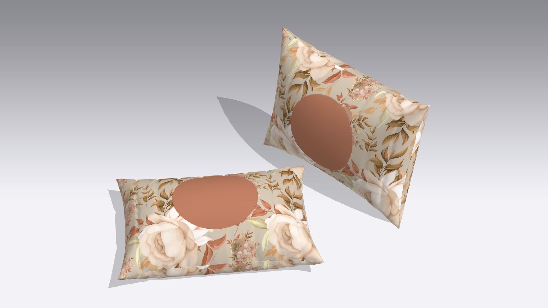 Pillow Low-poly 3D model_3