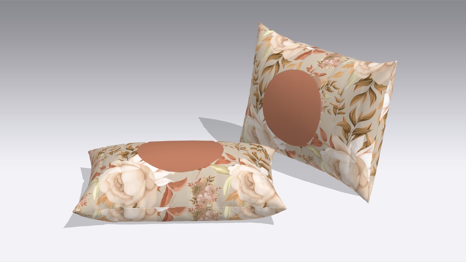 Pillow Low-poly 3D model_1