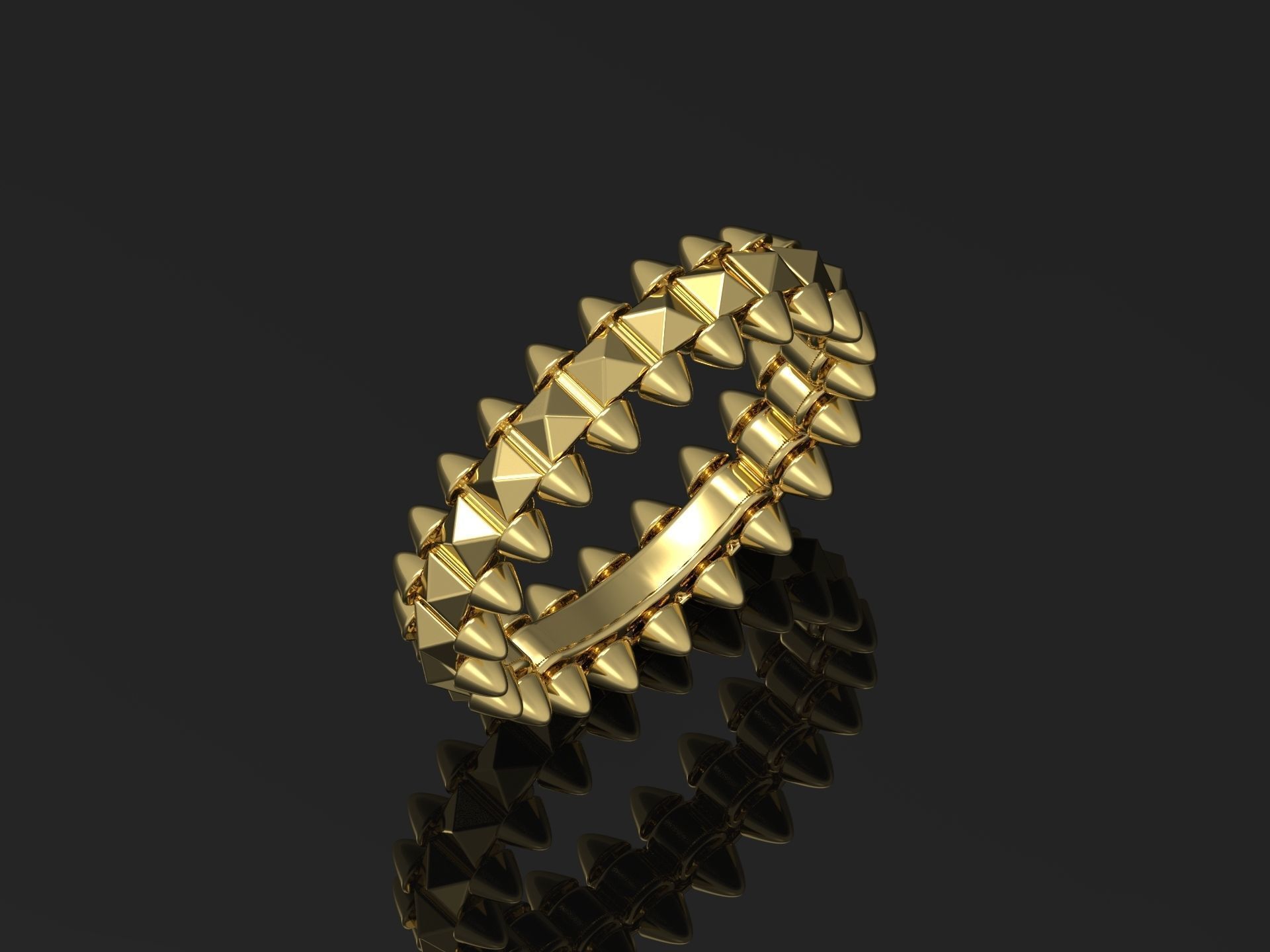 CLASH RING 3D print model_7
