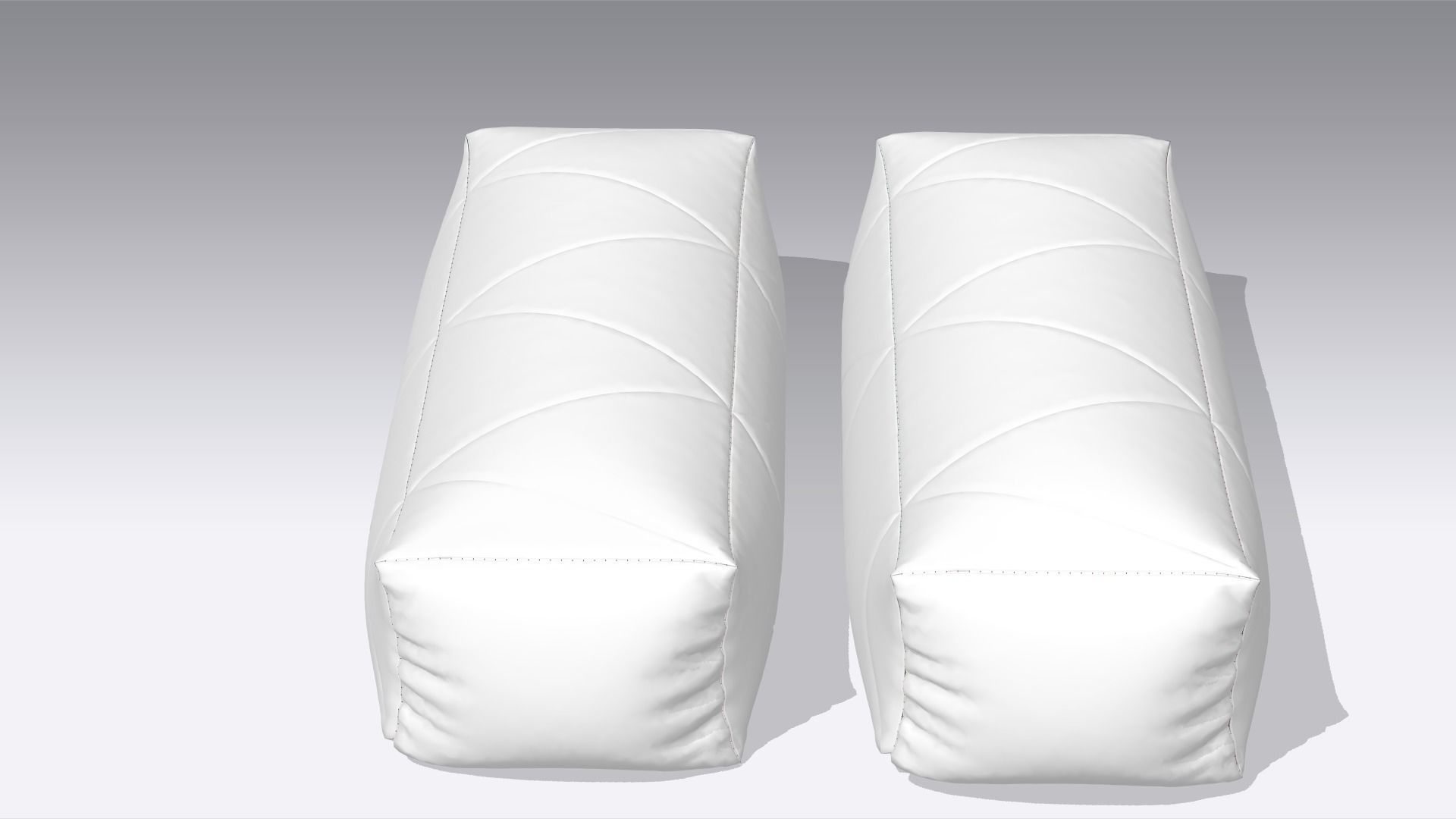 Pillow Low-poly 3D model_4