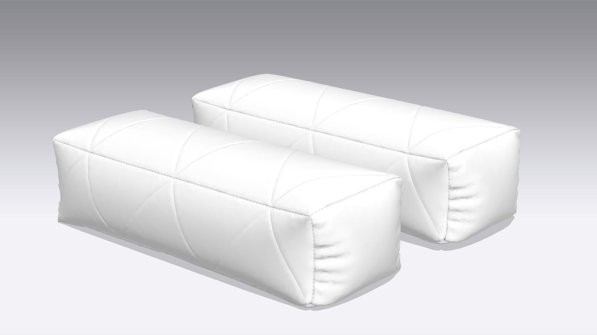 Pillow Low-poly 3D model_3
