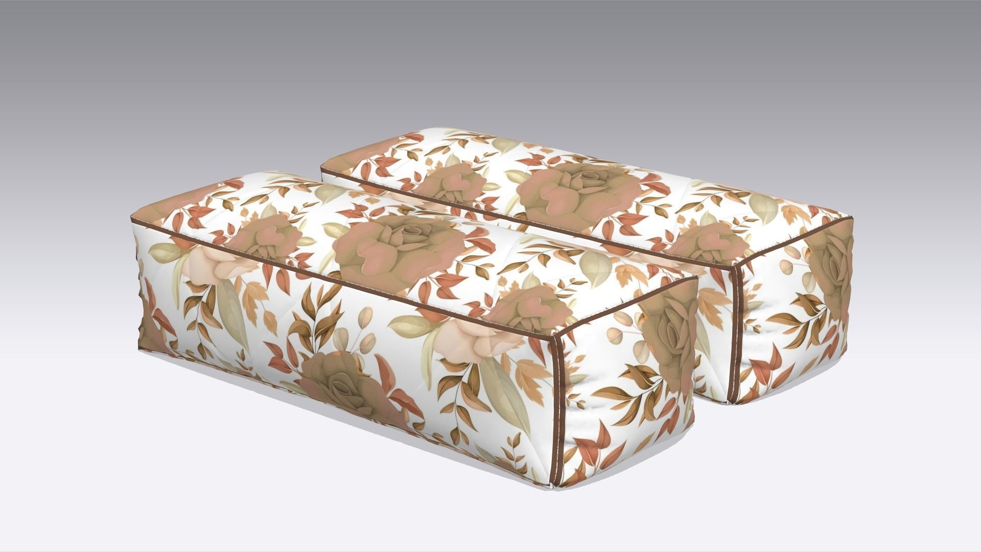 Pillow Low-poly 3D model_3