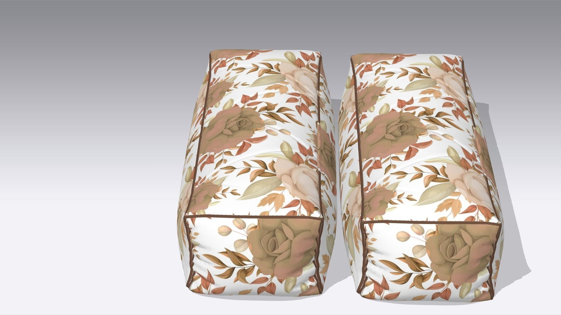 Pillow Low-poly 3D model_4