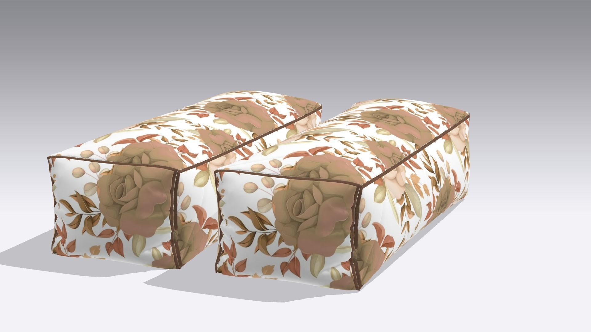 Pillow Low-poly 3D model_2