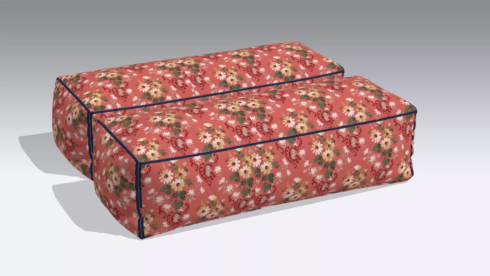 Pillow Low-poly 3D model_0