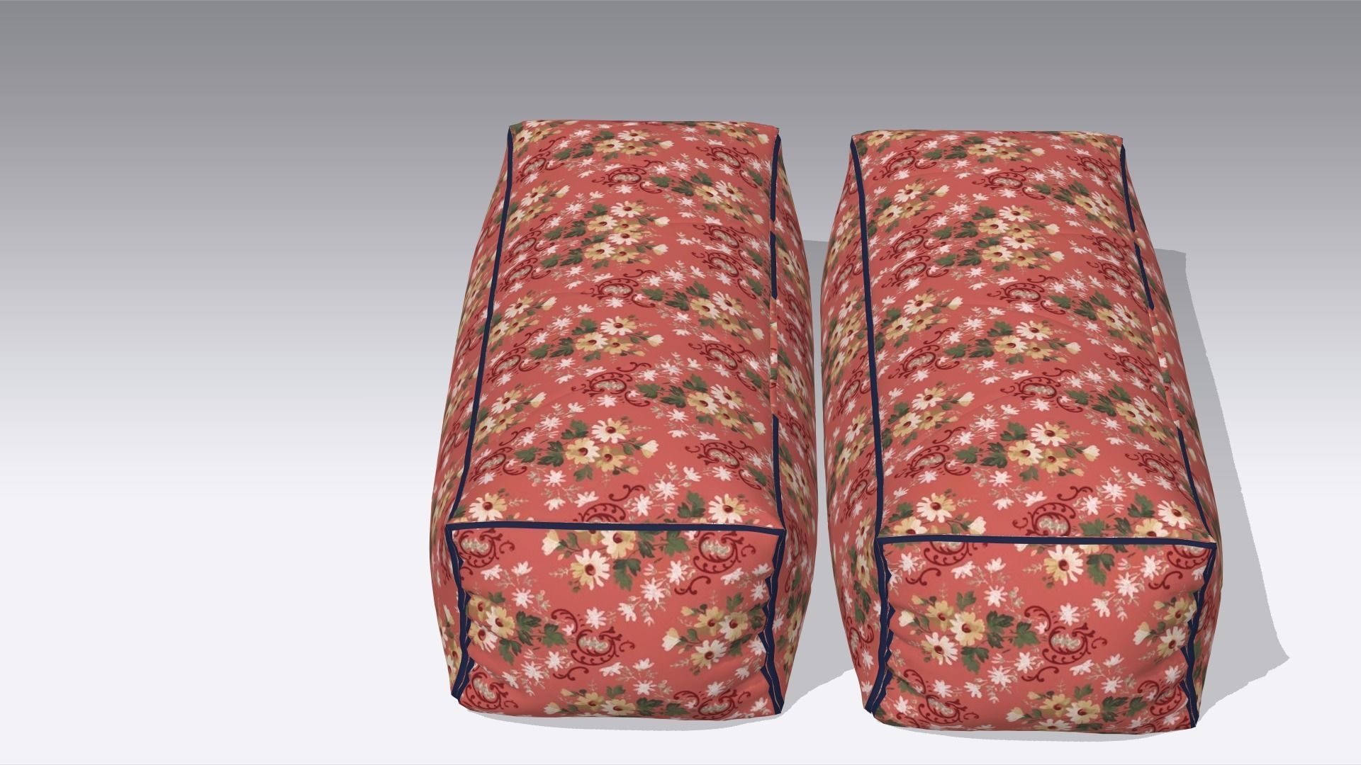 Pillow Low-poly 3D model_3