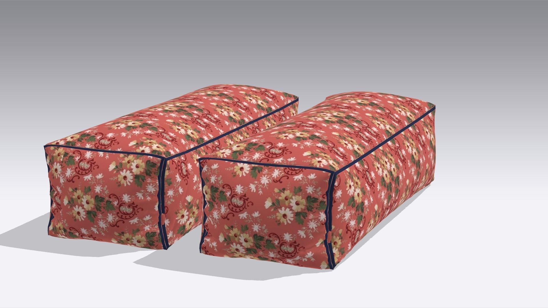 Pillow Low-poly 3D model_2