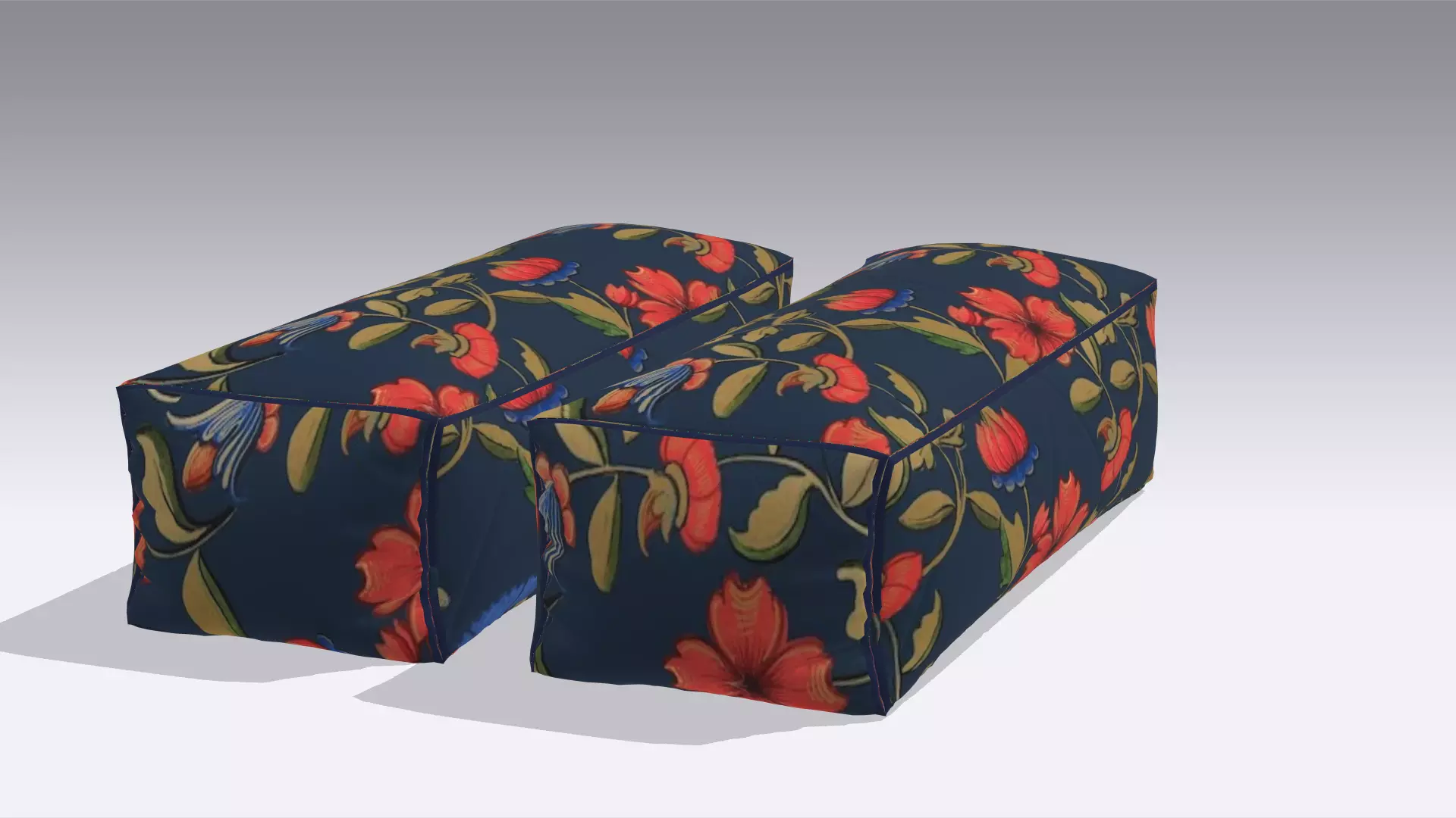 Pillow Low-poly 3D model_0