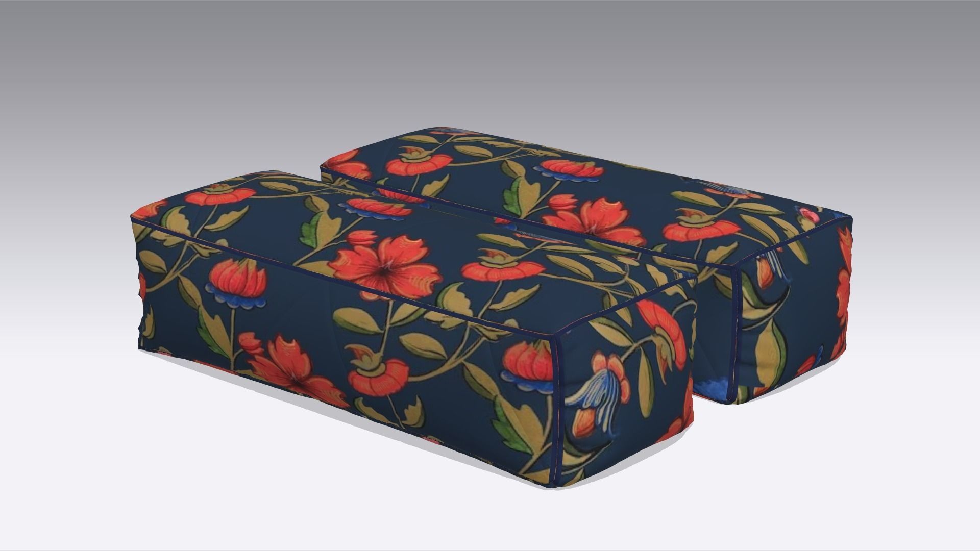 Pillow Low-poly 3D model_3