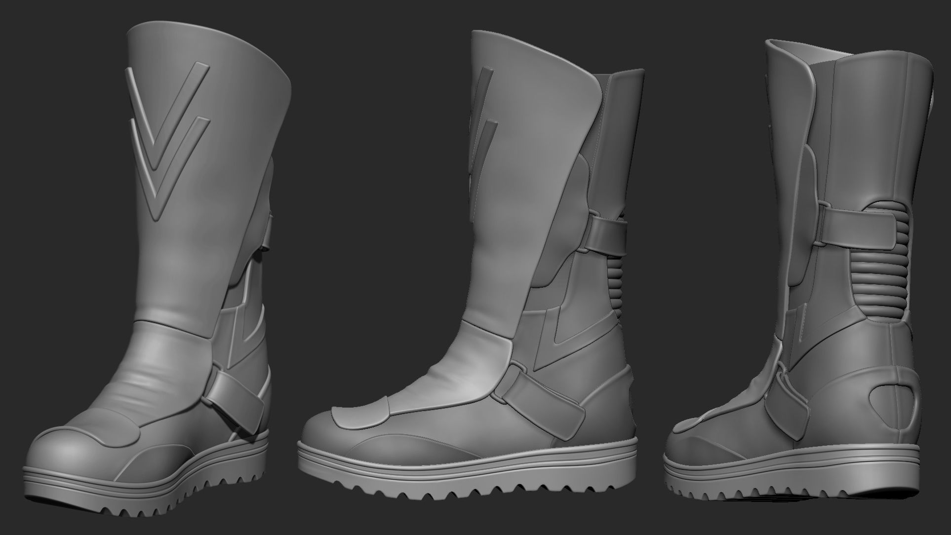 Darth Maul Boots Star Wars 3D print model_6