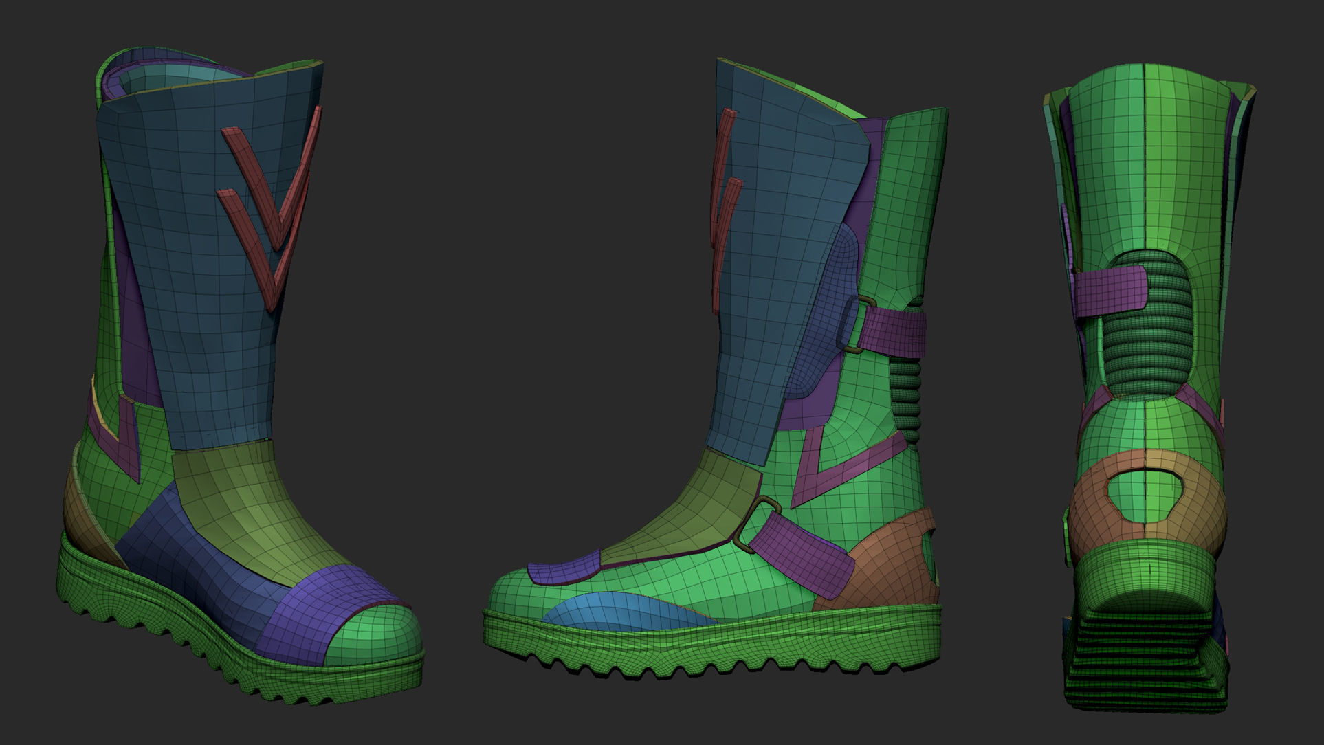 Darth Maul Boots Star Wars 3D print model_7