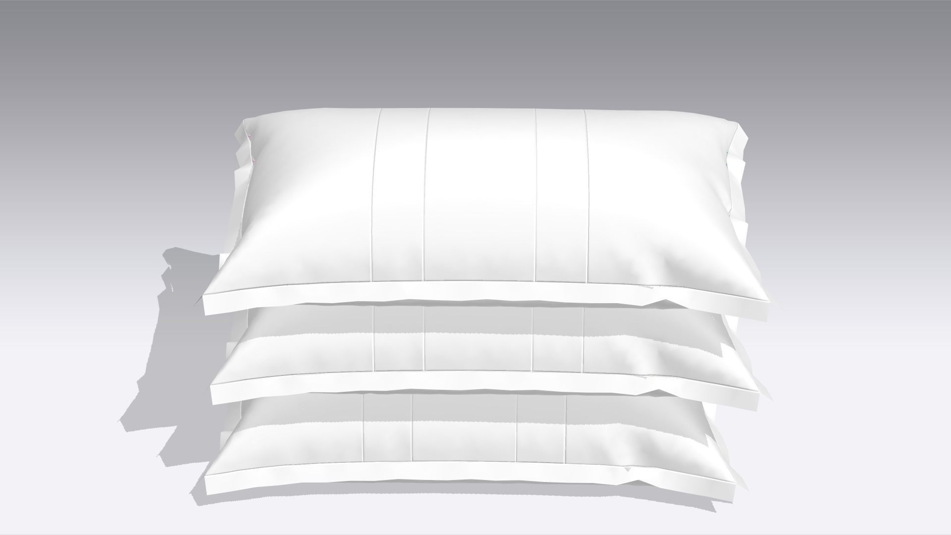 Pillow Low-poly 3D model_1
