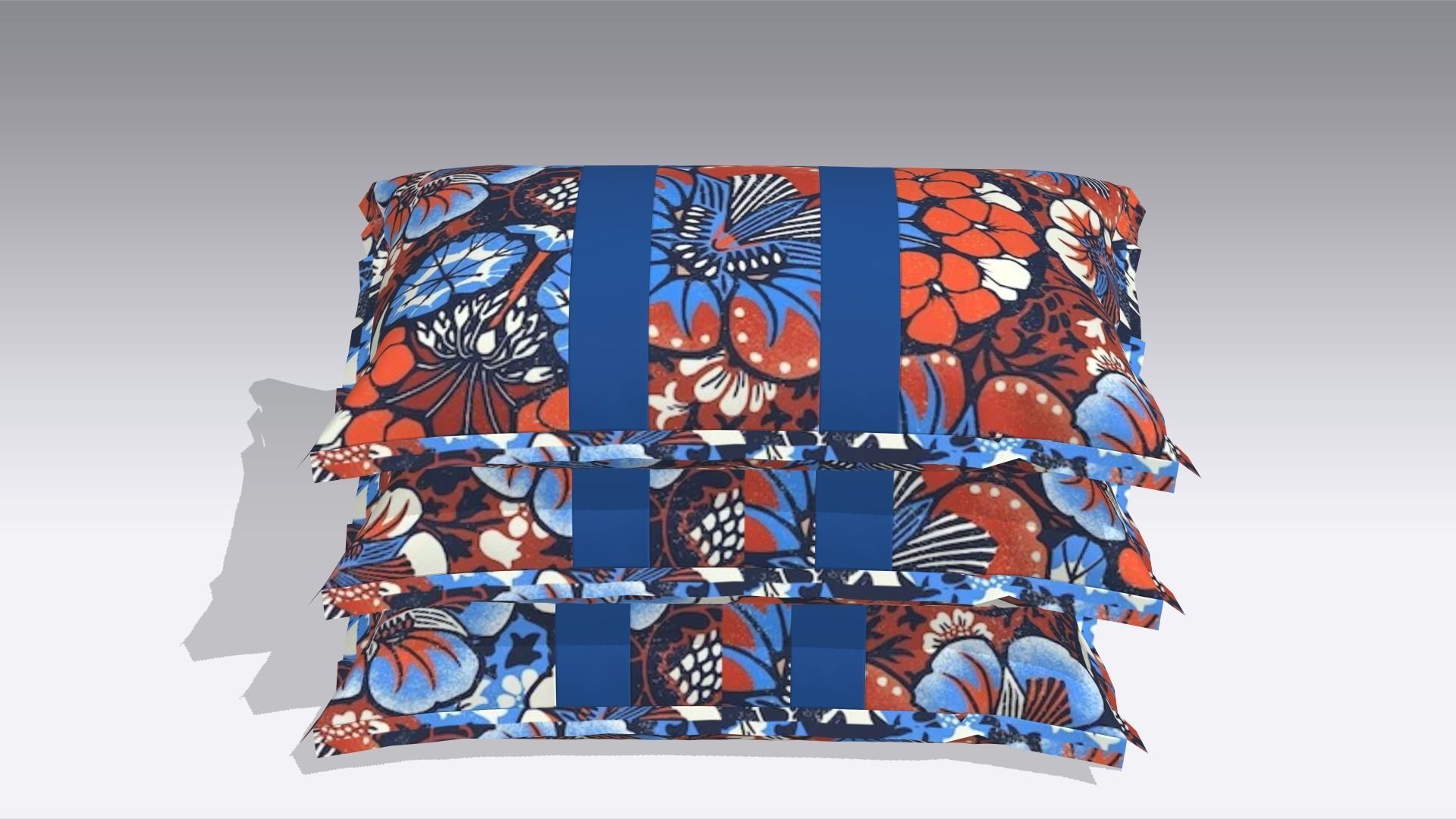 Pillow Low-poly 3D model_1