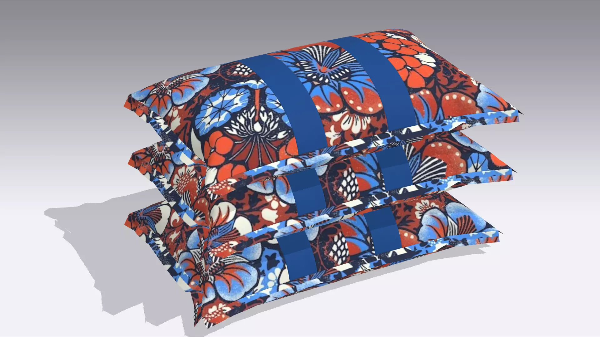 Pillow Low-poly 3D model_0