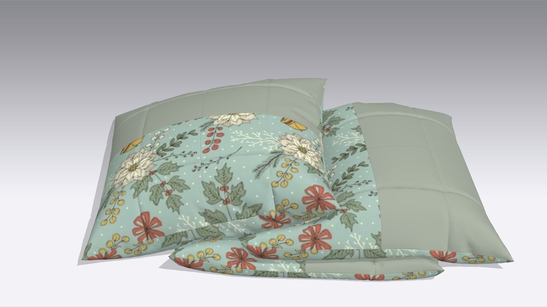 Pillow Low-poly 3D model_1