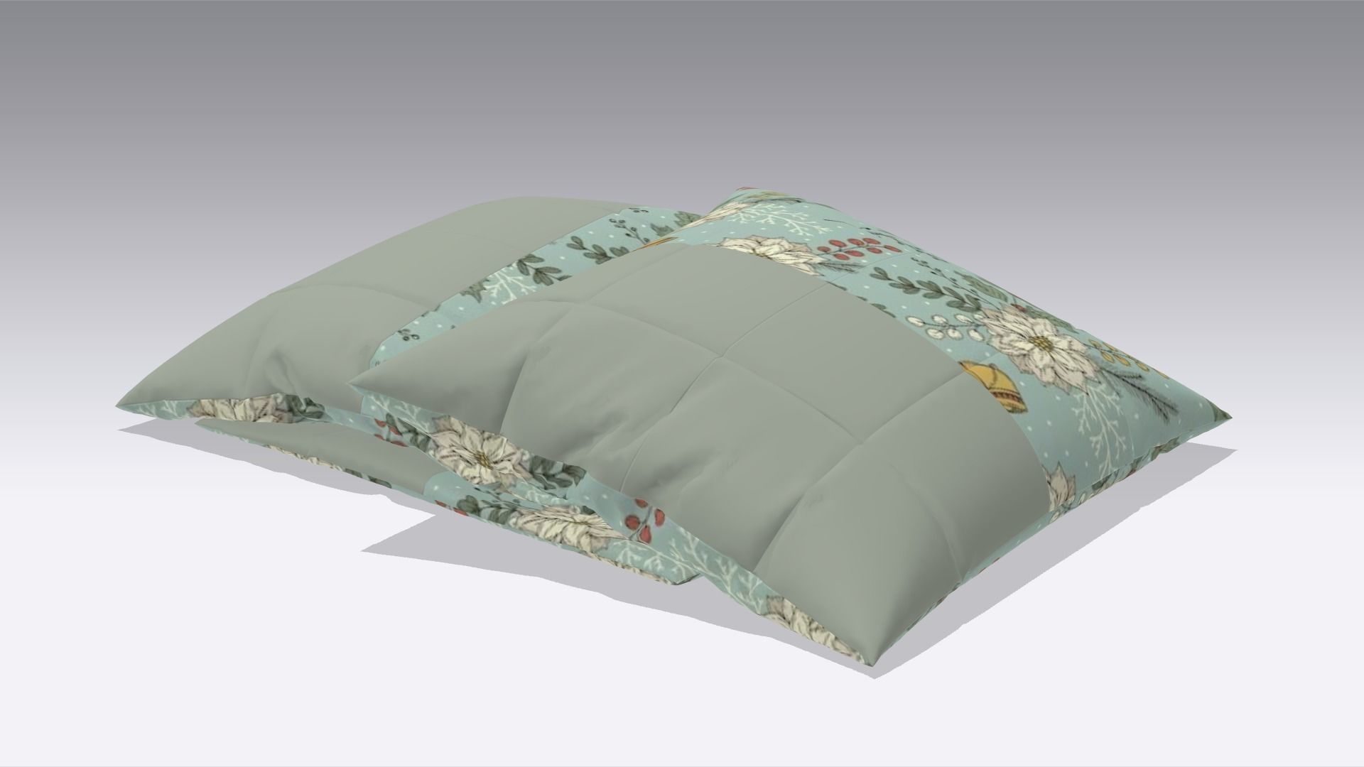 Pillow Low-poly 3D model_5