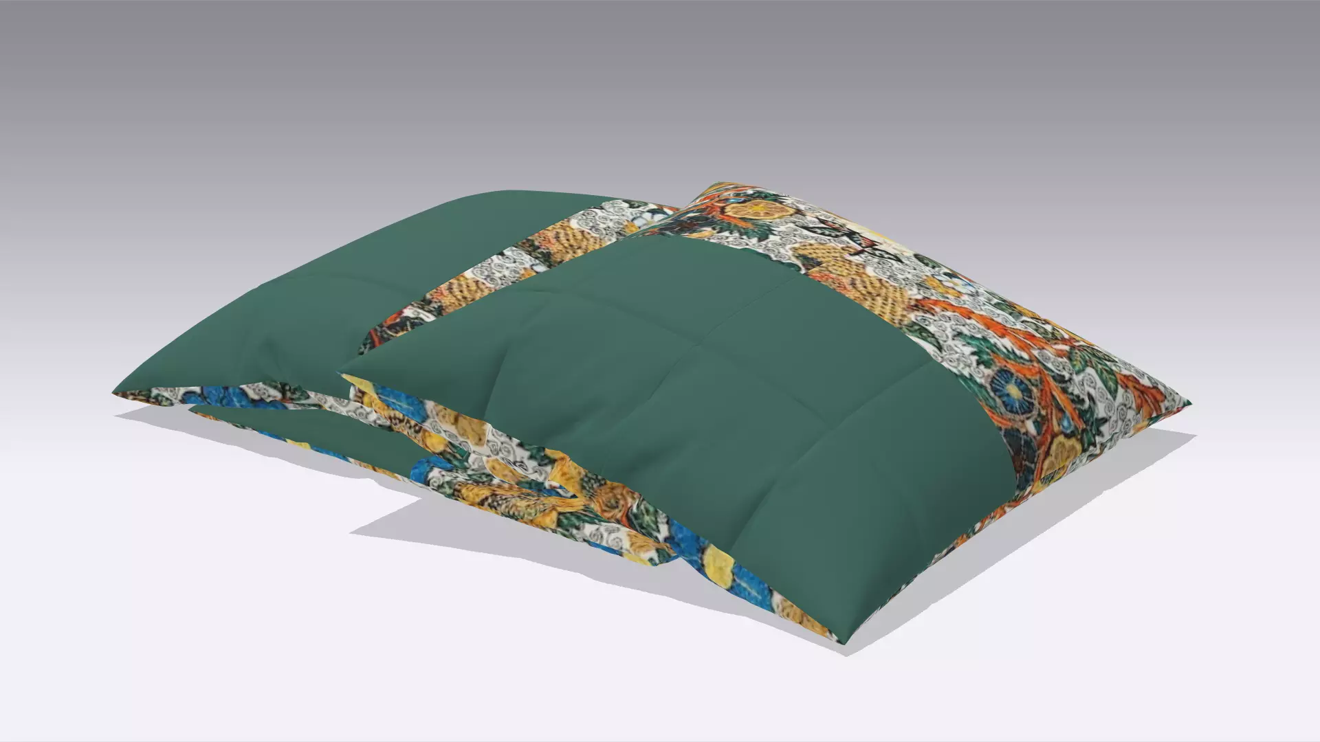 Pillow Low-poly 3D model_0