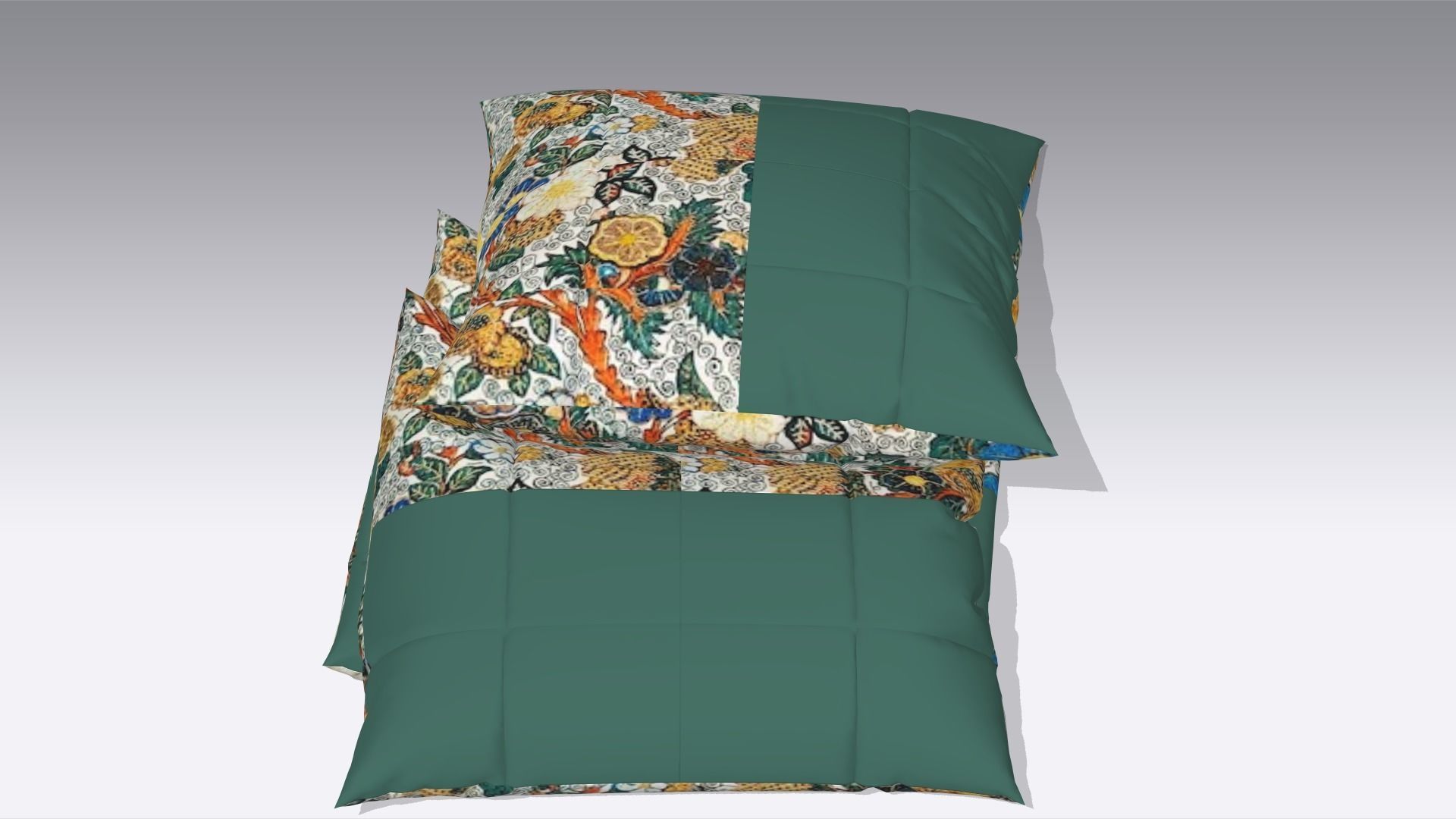 Pillow Low-poly 3D model_4