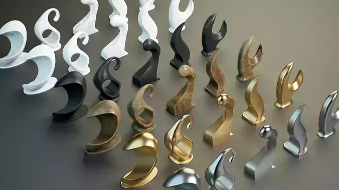 Abstract Statues PBR