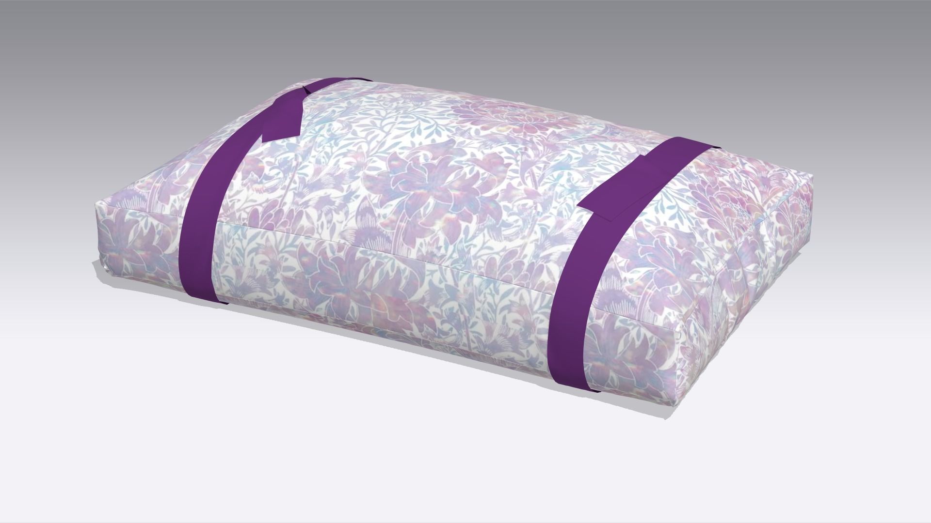 Cushion Low-poly 3D model_4