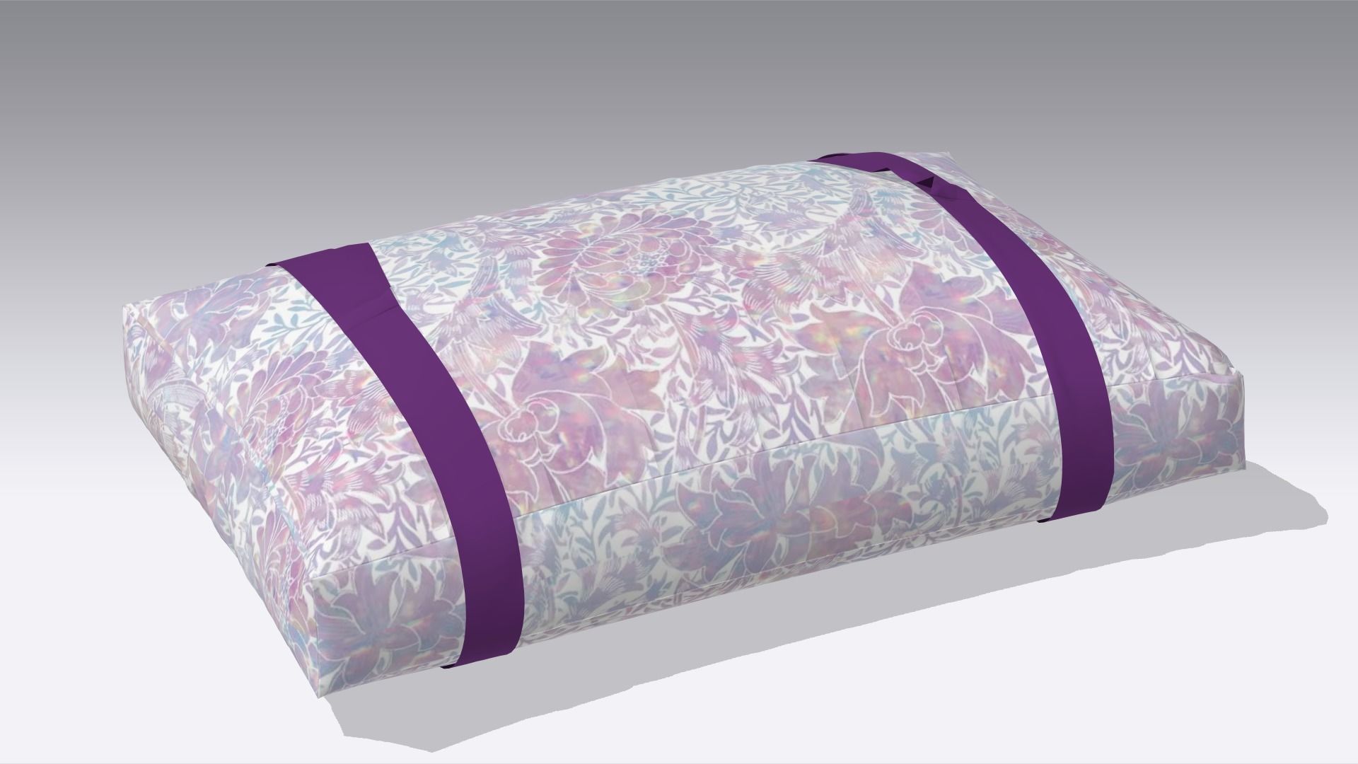 Cushion Low-poly 3D model_1