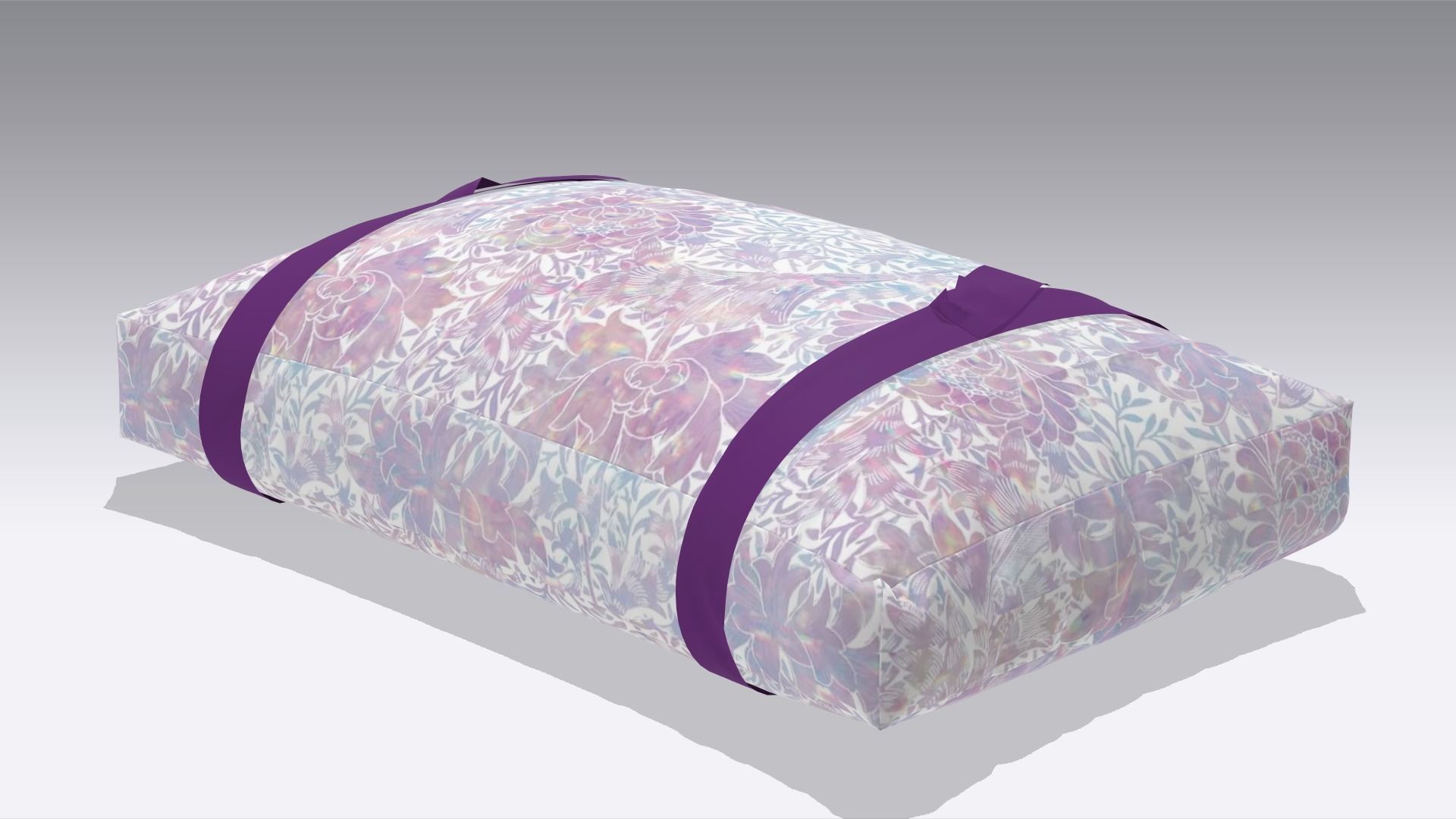 Cushion Low-poly 3D model_2